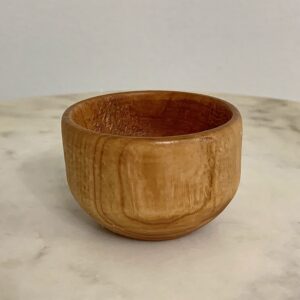 wooden pinch pot